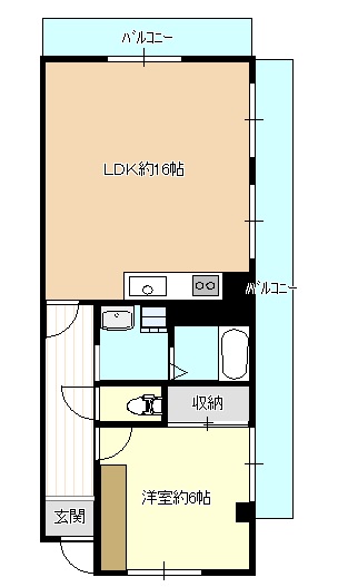 東邦パレスの間取り