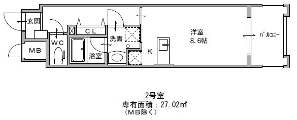 ミュゼ　海老山の間取り