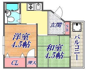 プラーフ大開の間取り