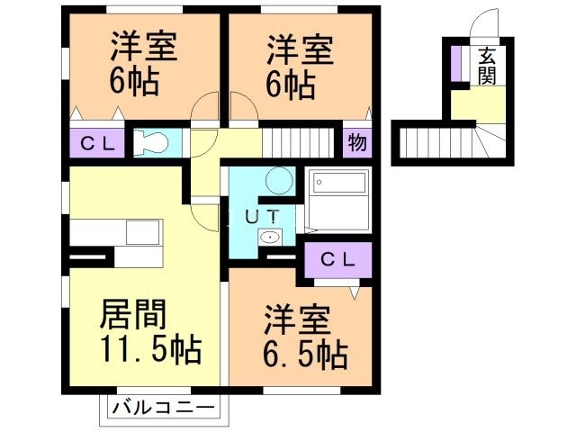 アメニティコートＣの間取り