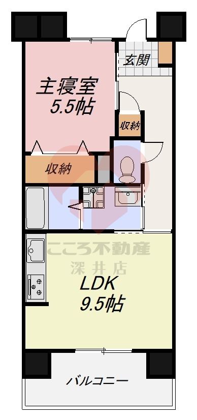 スマリオＯＰＨ枚方駅前1棟の間取り