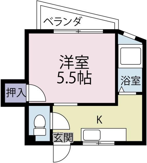 フラワーヒルズIIの間取り