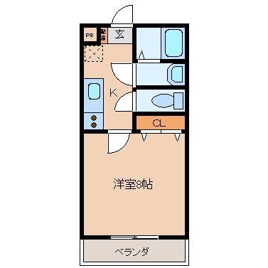 プロシード坪川の間取り