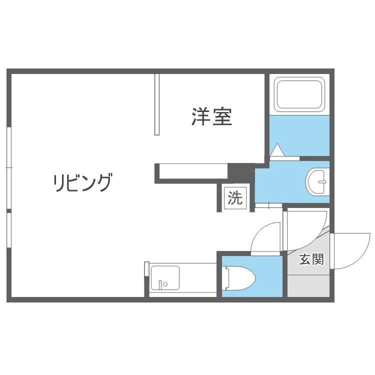 リアライズ南平岸の間取り