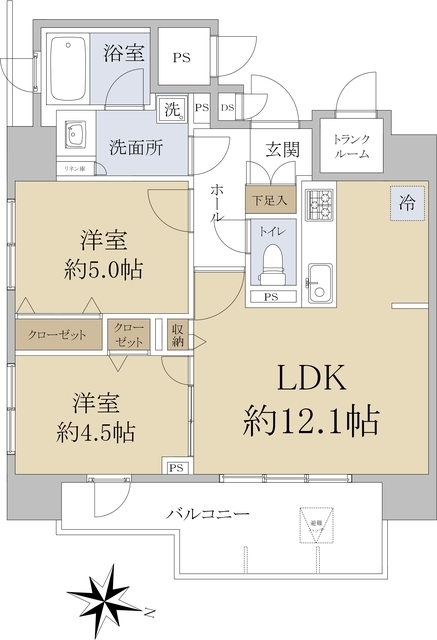 シティホーム札幌ステーションスクエアの間取り