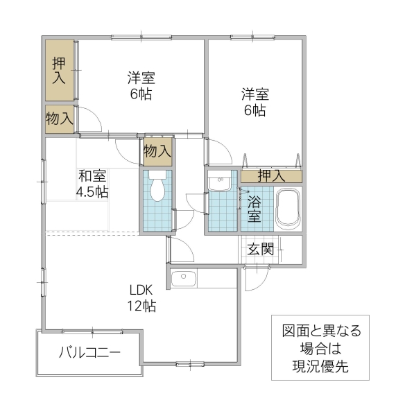 【ソフォラ葉山 D棟の間取り】