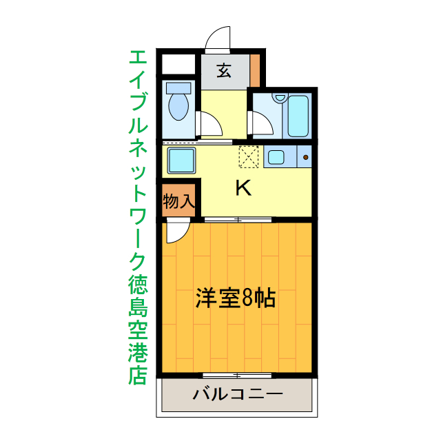 パールメゾン松茂の間取り