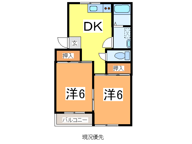 寒河江チェリーピア21Ａ-1の間取り