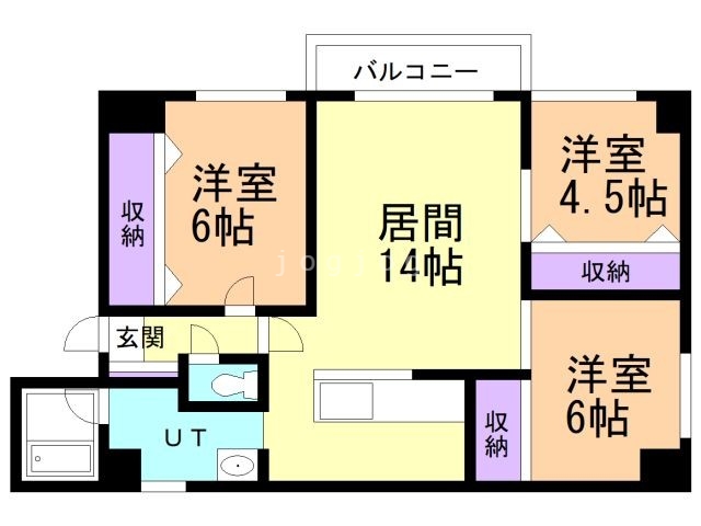 Ｅ－２１　春光４３１の間取り