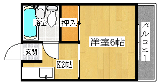 マントミハイツの間取り