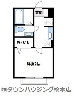 町田市小山町のアパートの間取り