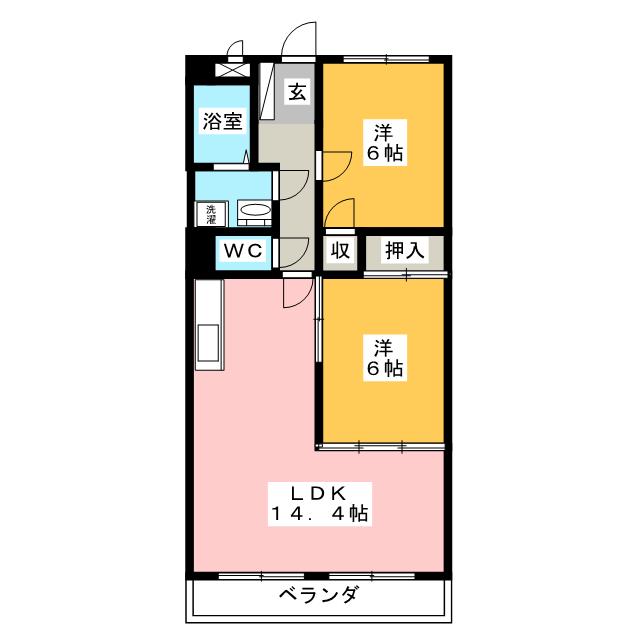 エリジオンIIの間取り