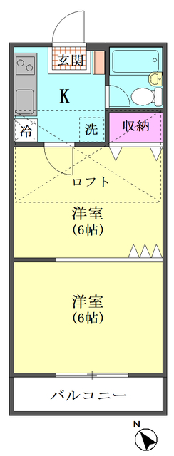 アーバン21鵜ノ木の間取り