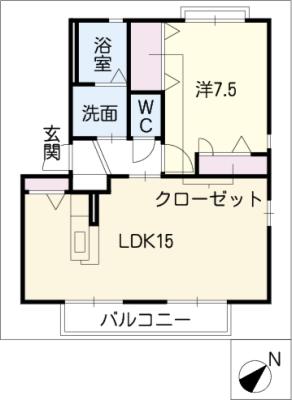 パークサイド浅井山Ｇの間取り