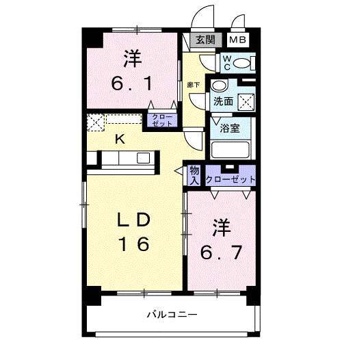 桜雲閣（オウウンカク）の間取り