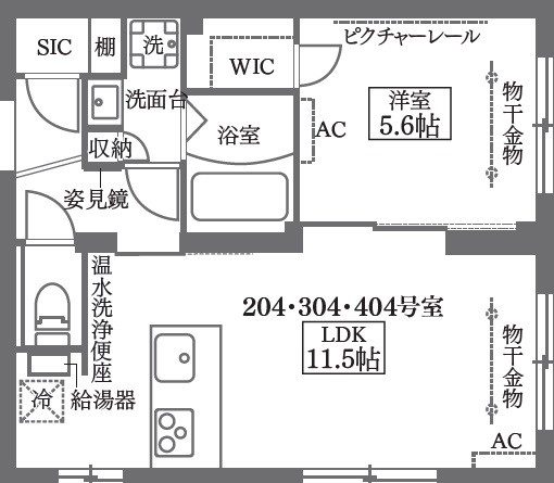 COCOCUBE大森本町の間取り写真
