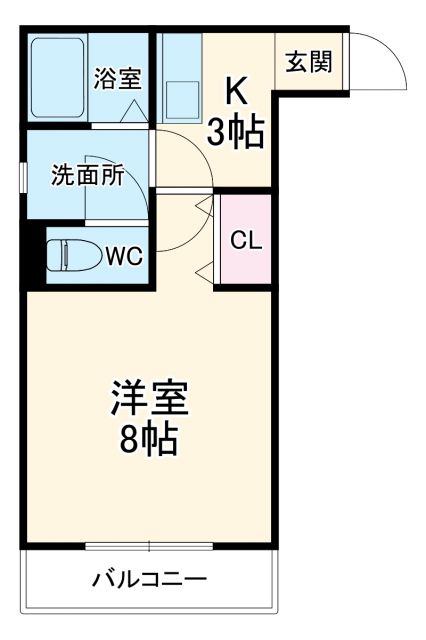 クレフラスト遠州曳馬駅の間取り