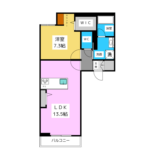 シャーメゾン白砂の間取り