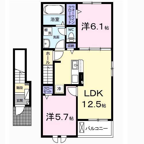 アルコパレーノIの間取り