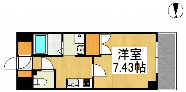 ジュネス天領IIの間取り