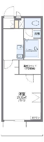 レオパレス東たつみの間取り