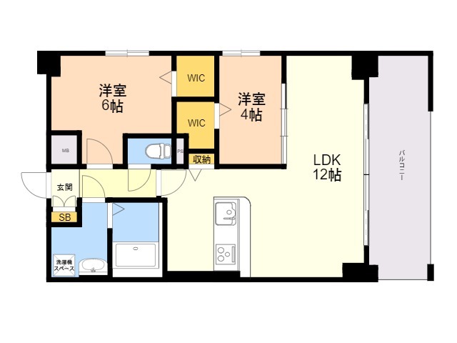 仮称)奈良屋町新築マンションの間取り