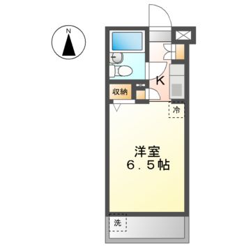 名古屋市昭和区川名町のマンションの間取り