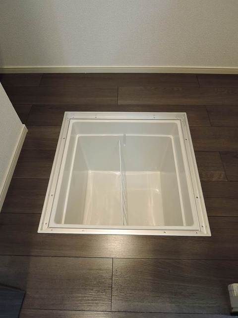 収納　床下収納です。