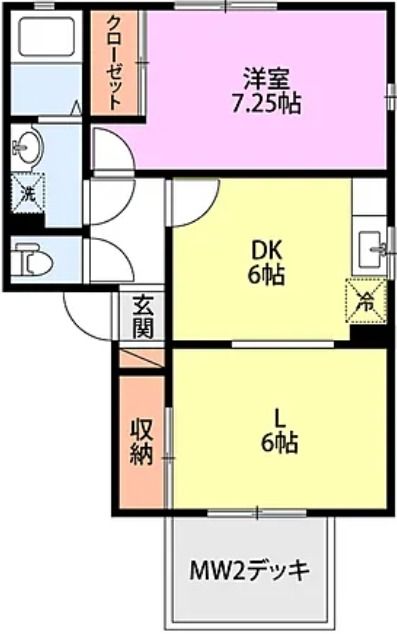 カーサ　ファミーユの間取り