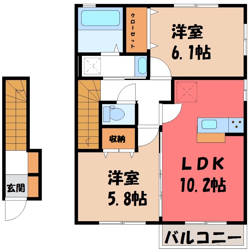 Ambicion Bの間取り