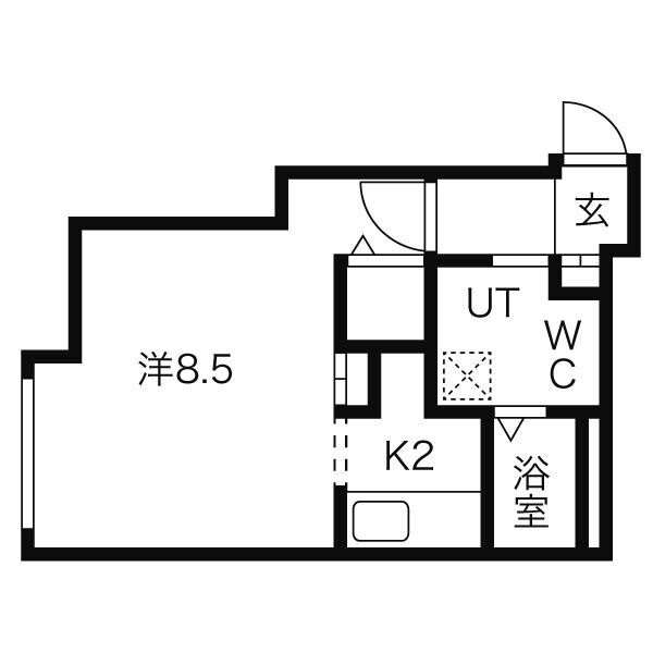 Prestige Sapporoの間取り