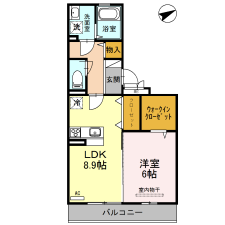 プラージュ　sakigakeの間取り