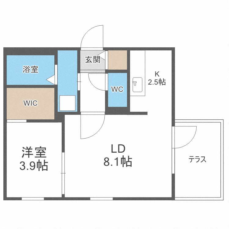 ＮＯＶＡ山鼻の間取り