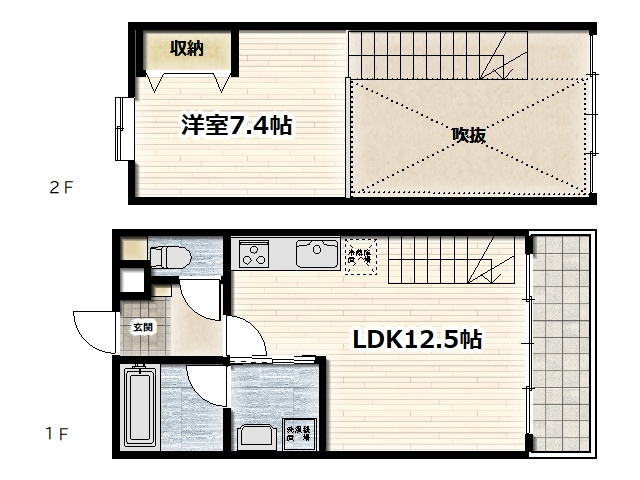 Soave桃山の間取り