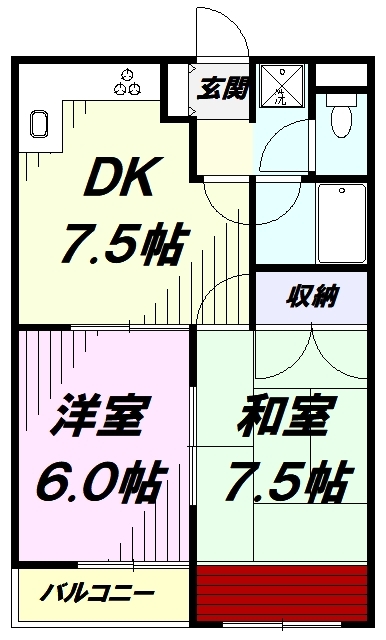 アーガスヒルズ５５の間取り