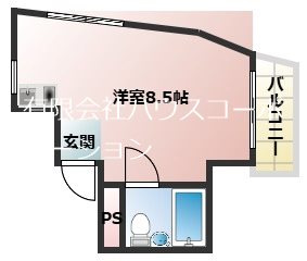 伊丹市伊丹のマンションの間取り