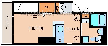 ヴィーダエクセレンテ明石本町の間取り