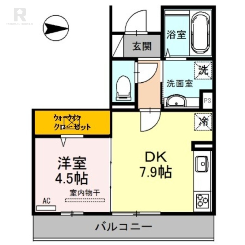 守口市橋波東之町のアパートの間取り