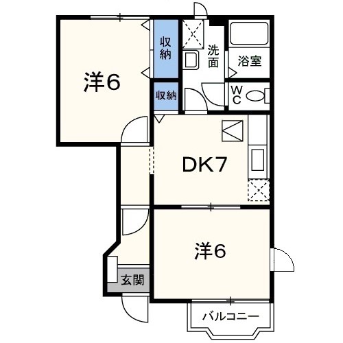 ミルト下島（しもじま）の間取り