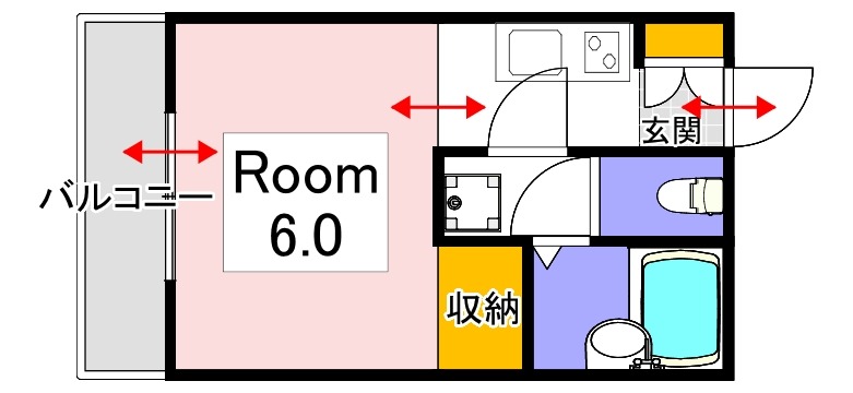 プレアール青江II号棟の間取り