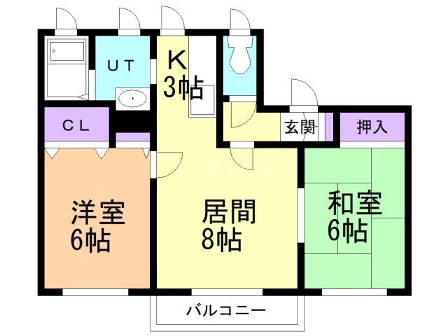 サンリバー澄川の間取り