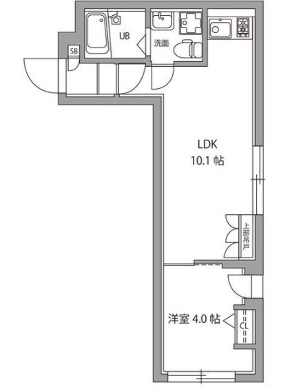 品川区南品川のマンションの間取り