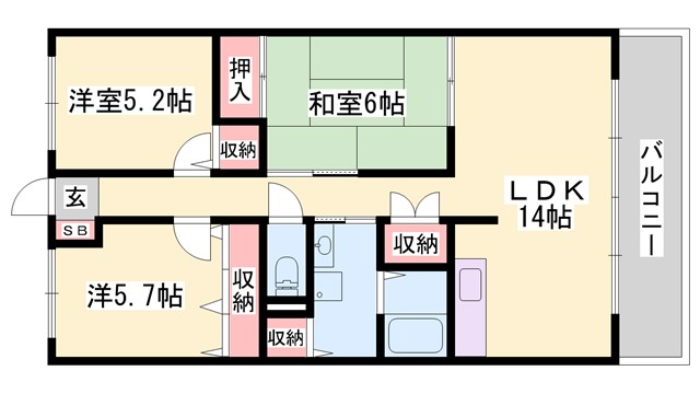 シルトクレーテ青山の間取り