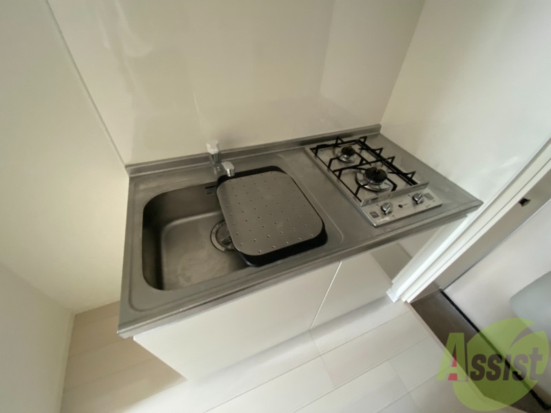 キッチン　キッチンにはガスコンロが設置してありますよ！