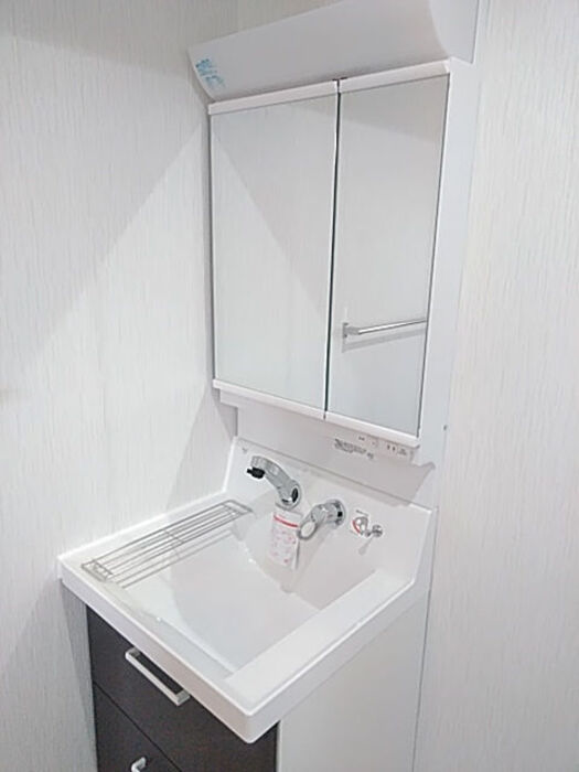 洗面設備　広い洗面スペース