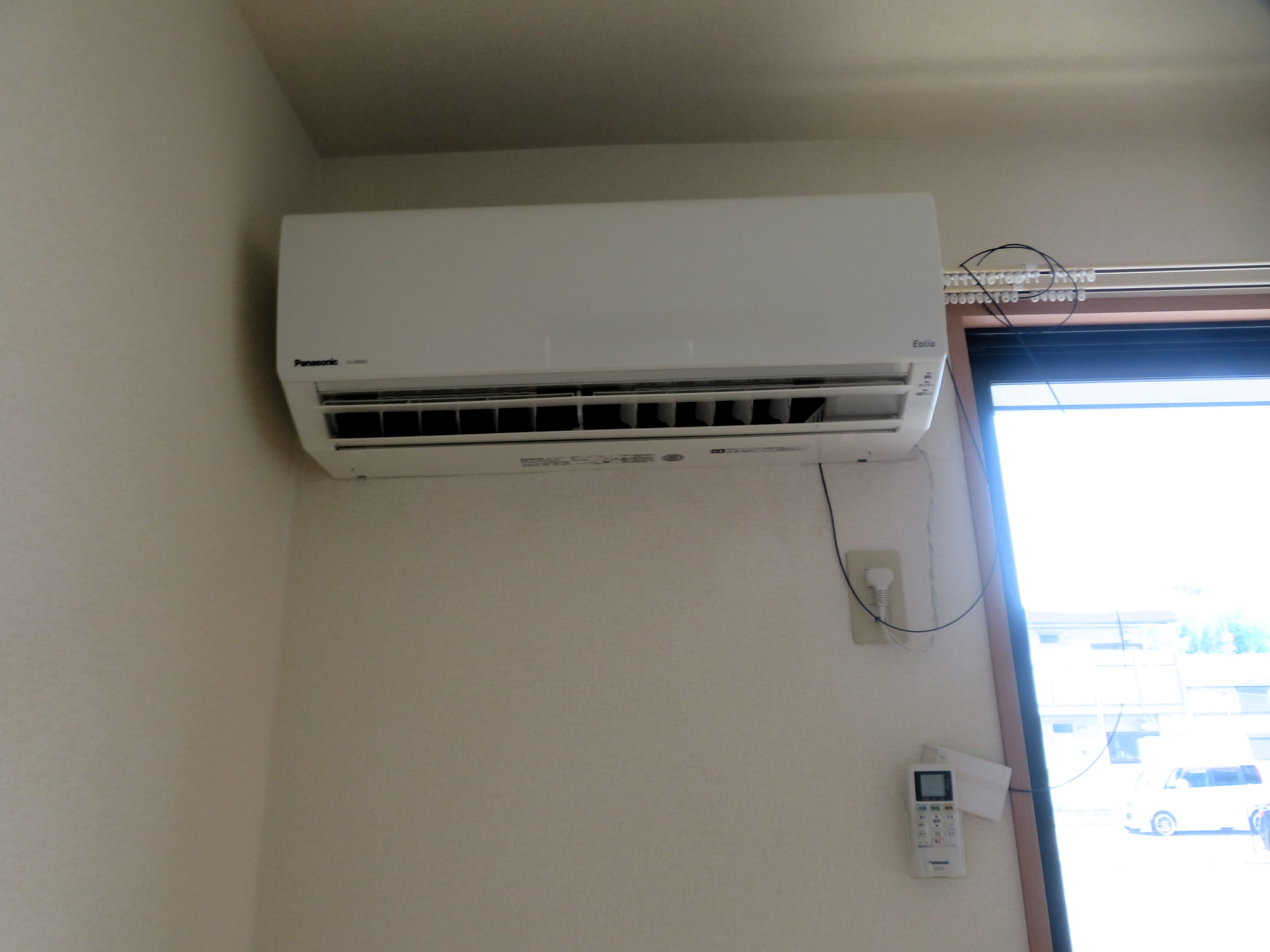 その他　エアコン付き。夏冬快適です。