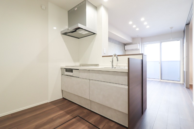 キッチン　図面と現状に相違がある場合には現状を優先