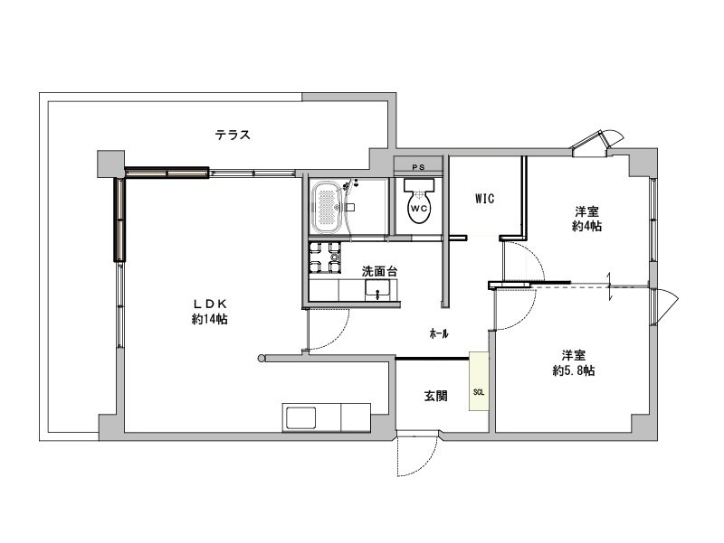グランテラス駅南_間取り_0