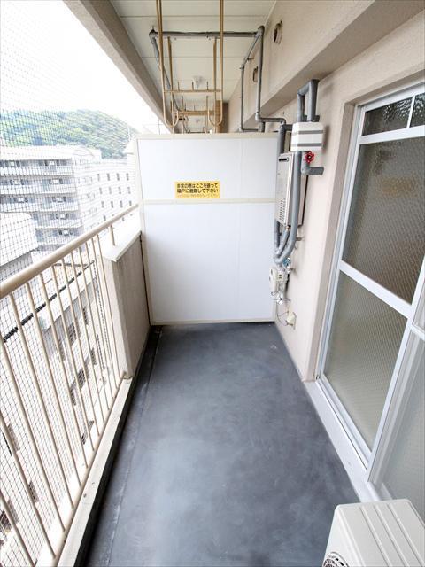 バルコニー　松山市高砂町　豊洋ハイツ　ベランダ