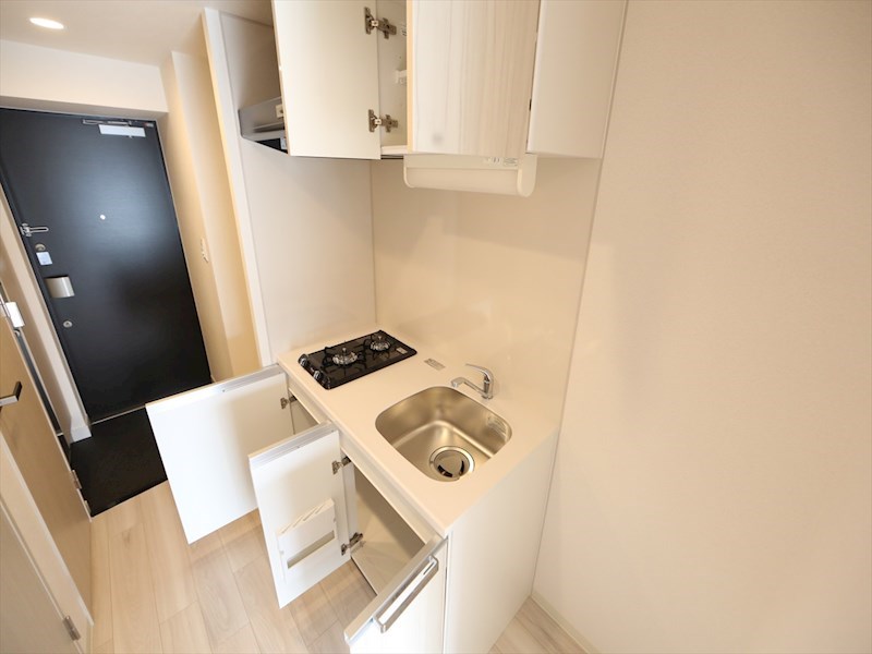 キッチン　システムキッチン（ガス2口コンロ付）